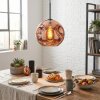 Ripoll Hanglamp, Kogellampje, Hanglamp Koperkleurig, 1-licht