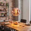 Ripoll Hanglamp, Kogellampje, Hanglamp Duidelijk, Koperkleurig, 1-licht