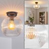 Koyoto Plafondlamp, Kogellampje 25 cm Duidelijk, 1-licht