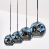 Ripoll Hanglamp, Kogellampje, Hanglamp Blauw, 4-lichts