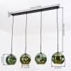 Ripoll Hanglamp, Kogellampje, Hanglamp Groen, 4-lichts
