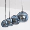 Koyoto Hanglamp, Kogellampje, Hanglamp Blauw, 4-lichts