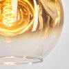 Ripoll Hanglamp, Kogellampje, Hanglamp Goud, Duidelijk, 1-licht