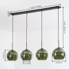 Koyoto Hanglamp, Kogellampje, Hanglamp Groen, 4-lichts