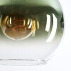 Koyoto Hanglamp, Kogellampje, Hanglamp Groen, Duidelijk, 4-lichts