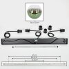 Koyoto Hanglamp, Kogellampje, Hanglamp Groen, Duidelijk, 3-lichts