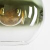 Koyoto Hanglamp, Kogellampje, Hanglamp Groen, Duidelijk, 3-lichts