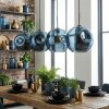 Ripoll Hanglamp, Kogellampje, Hanglamp Blauw, 4-lichts