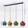 Ripoll Hanglamp, Kogellampje, Hanglamp Blauw, Goud, Groen, Koperkleurig, 4-lichts