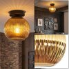 Koyoto Plafondlamp, Kogellampje 20 cm Goud, 1-licht