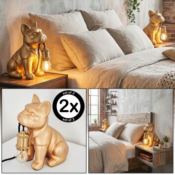 Harol Tafellamp Goud, 1-licht