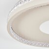 Halin Plafondlamp LED Zandkleurig, Transparant, Helder, 1-licht, Afstandsbediening