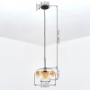 Mertola Hanglamp, Hanglamp Amber, Duidelijk, 1-licht