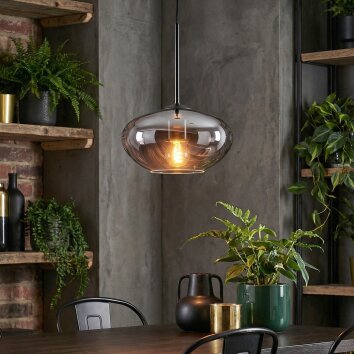 Mertola Hanglamp, Hanglamp Rookkleurig, 1-licht