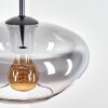Mertola Hanglamp, Hanglamp Duidelijk, Rookkleurig, 1-licht