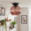 Koyoto Plafondlamp, Kogellampje Koperkleurig, 1-licht