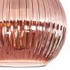 Koyoto Plafondlamp, Kogellampje Koperkleurig, 1-licht