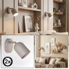 Horen Wandlamp, Muurspot Zandkleurig, 1-licht