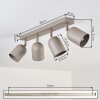 Horen Plafondlamp, Plafondspot Zandkleurig, 4-lichts