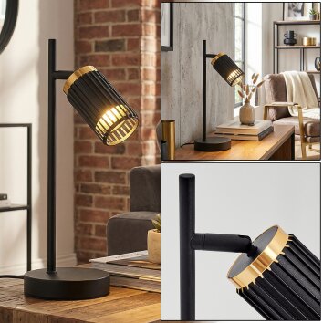 Fenik Tafellamp Zwart, 1-licht