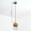 Ripoll Hanglamp, Kogellampje, Hanglamp Goud, 1-licht