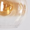 Koyoto Hanglamp, Kogellampje, Hanglamp Amber, Duidelijk, Rookkleurig, 3-lichts