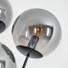 Jomin Kogellampje, Staande lamp Natuurlijke kleuren, Zwart, 3-lichts