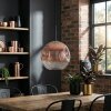 Ripoll Hanglamp, Kogellampje, Hanglamp Duidelijk, Koperkleurig, 1-licht