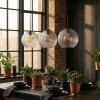 Koyoto Hanglamp, Kogellampje, Hanglamp Duidelijk, 3-lichts