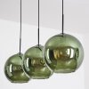 Koyoto Hanglamp, Kogellampje, Hanglamp Groen, 3-lichts