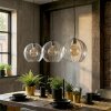 Koyoto Hanglamp, Kogellampje, Hanglamp Duidelijk, 3-lichts