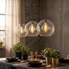 Koyoto Hanglamp, Kogellampje, Hanglamp Duidelijk, 3-lichts