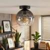 Koyoto Plafondlamp, Kogellampje 20 cm Duidelijk, Rookkleurig, 1-licht