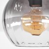 Koyoto Plafondlamp, Kogellampje 20 cm Duidelijk, Rookkleurig, 1-licht