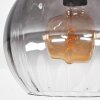 Koyoto Plafondlamp, Kogellampje 20 cm Duidelijk, Rookkleurig, 1-licht