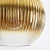 Koyoto Hanglamp, Kogellampje, Hanglamp Goud, Duidelijk, 3-lichts