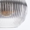 Koyoto Hanglamp, Kogellampje, Hanglamp Duidelijk, Rookkleurig, 3-lichts