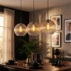 Koyoto Hanglamp, Kogellampje, Hanglamp Amber, Duidelijk, 3-lichts