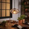 Mertola Hanglamp, Hanglamp Amber, Duidelijk, 1-licht