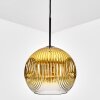 Ripoll Hanglamp, Kogellampje, Hanglamp Goud, Duidelijk, 1-licht