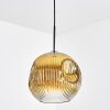 Ripoll Hanglamp, Kogellampje, Hanglamp Goud, Duidelijk, 1-licht