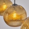 Koyoto Hanglamp, Kogellampje, Hanglamp Goud, 3-lichts