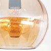 Koyoto Plafondlamp, Kogellampje 20 cm Amber, 1-licht