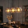 Koyoto Hanglamp, Kogellampje, Hanglamp Amber, Duidelijk, 3-lichts