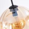 Koyoto Hanglamp, Kogellampje, Hanglamp Amber, Duidelijk, 3-lichts