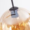 Koyoto Hanglamp, Kogellampje, Hanglamp Amber, 3-lichts