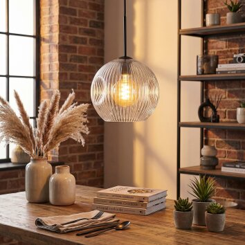Ripoll Hanglamp, Kogellampje, Hanglamp Duidelijk, 1-licht