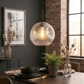 Ripoll Hanglamp, Kogellampje, Hanglamp Duidelijk, 1-licht