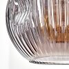 Ripoll Hanglamp, Kogellampje, Hanglamp Rookkleurig, 1-licht