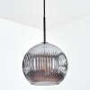 Ripoll Hanglamp, Kogellampje, Hanglamp Rookkleurig, 1-licht